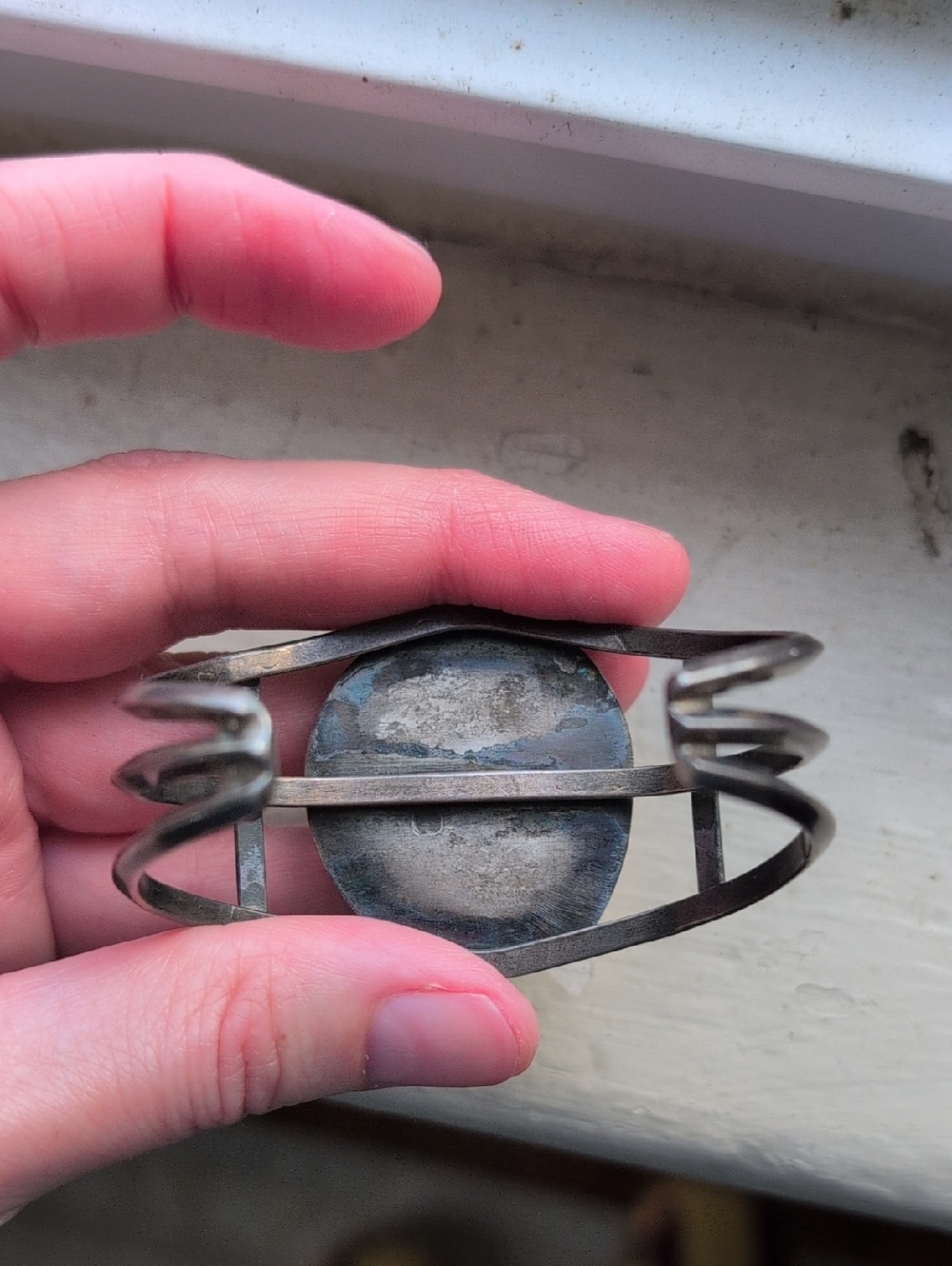 Sterling Silver Turquoise Cuff - Picture 4 of 6